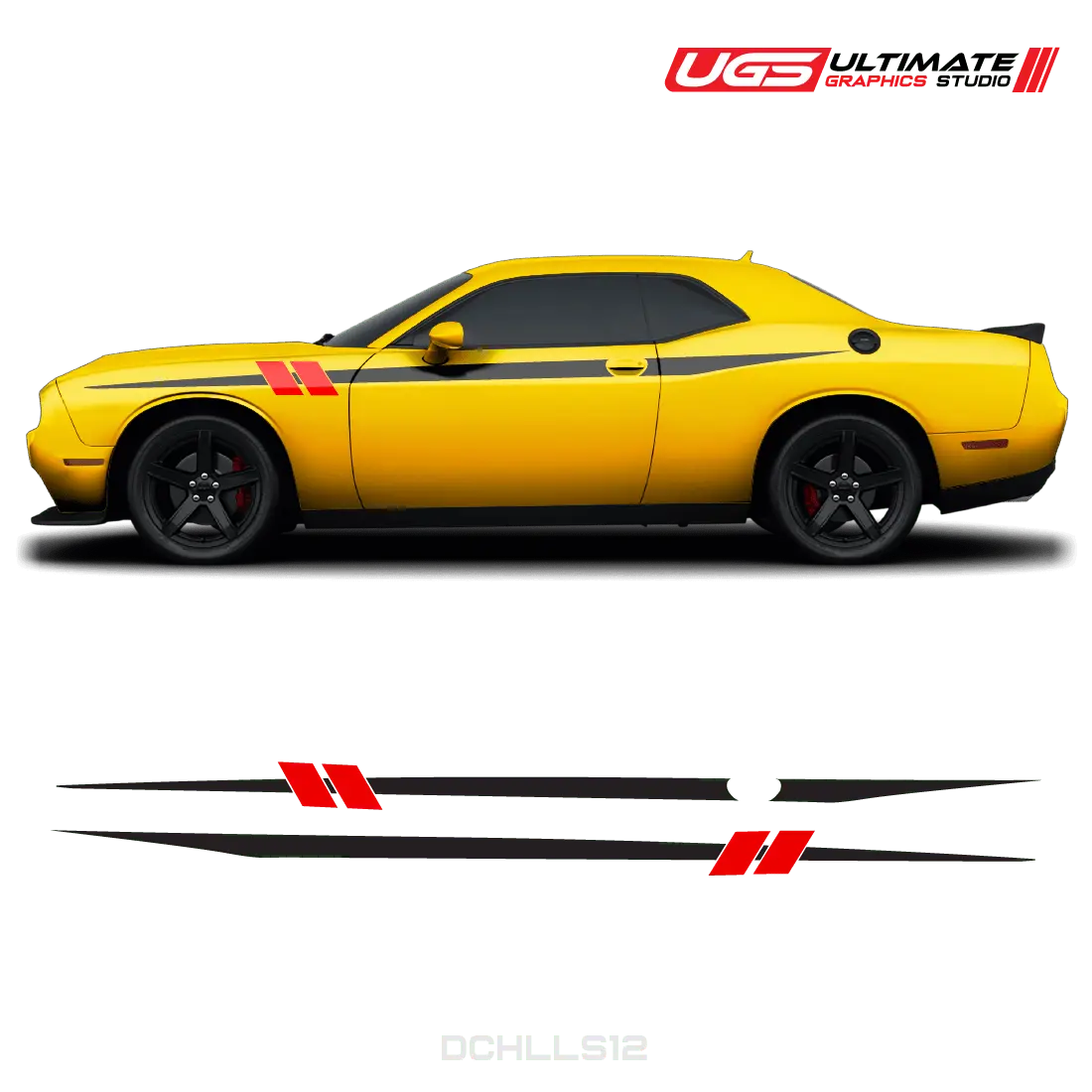 Dodge Challenger Side Graphics 1