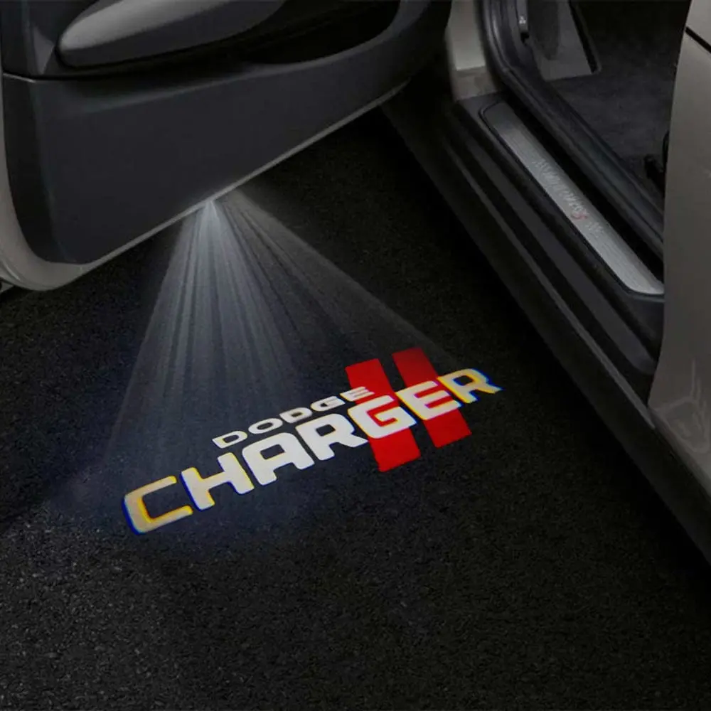 Dodge Charger 6Th/7Th/8Th Gen Premium Door Puddle Lights Multiple Designs 2006-2024 1