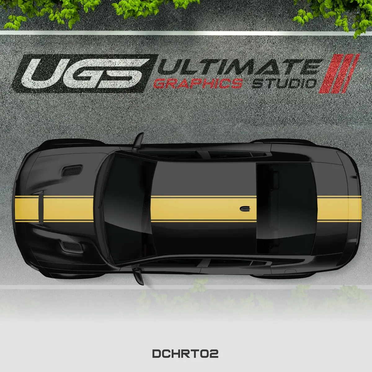 Dodge Charger Top Single Stripe 1 Color 5
