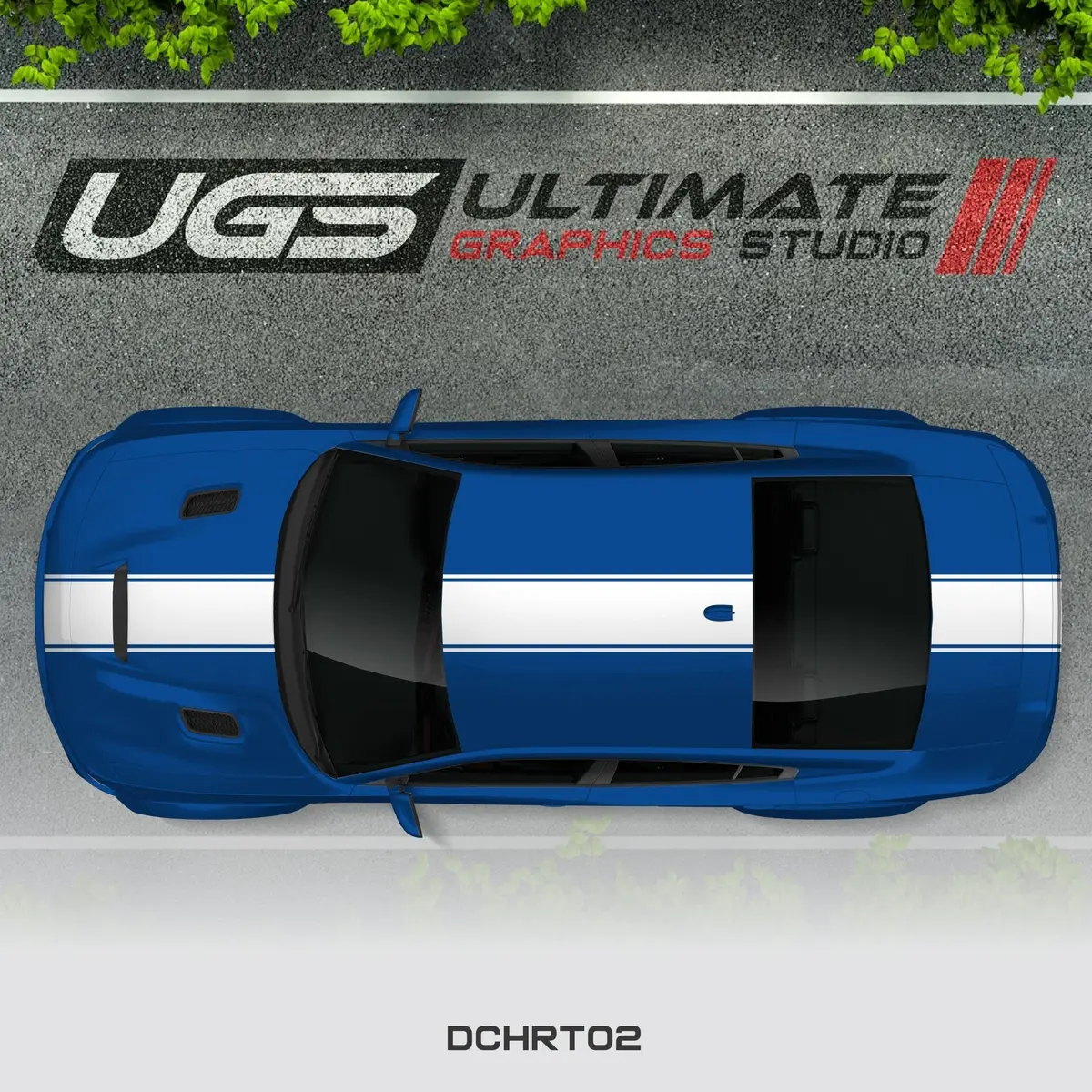 Dodge Charger Top Single Stripe 1 Color 4