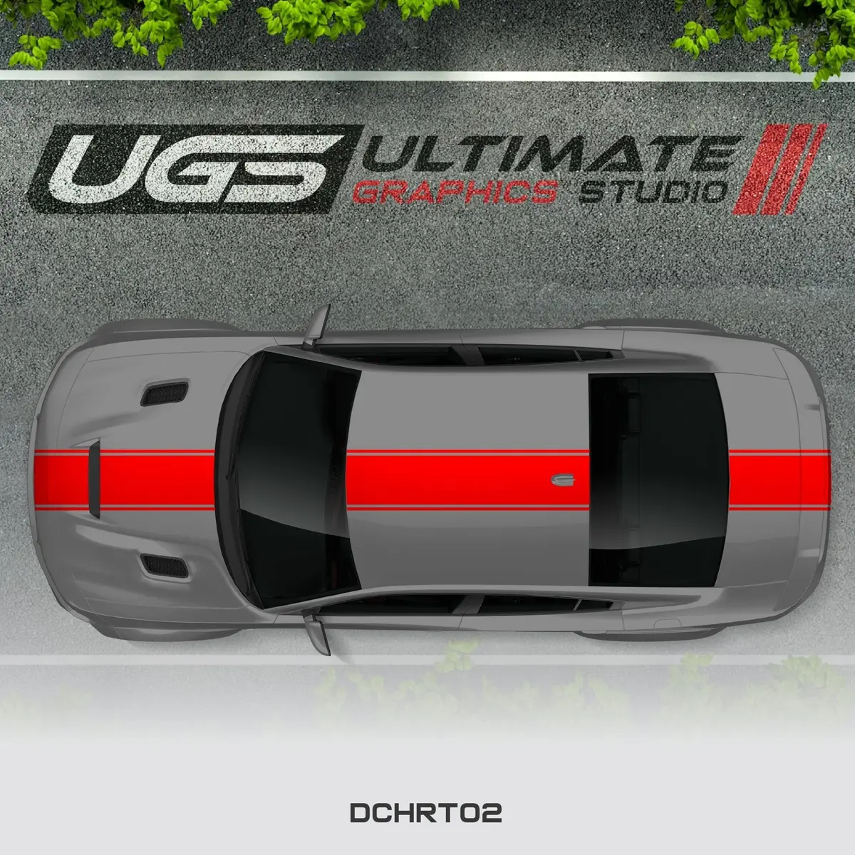 Dodge Charger Top Single Stripe 1 Color 4
