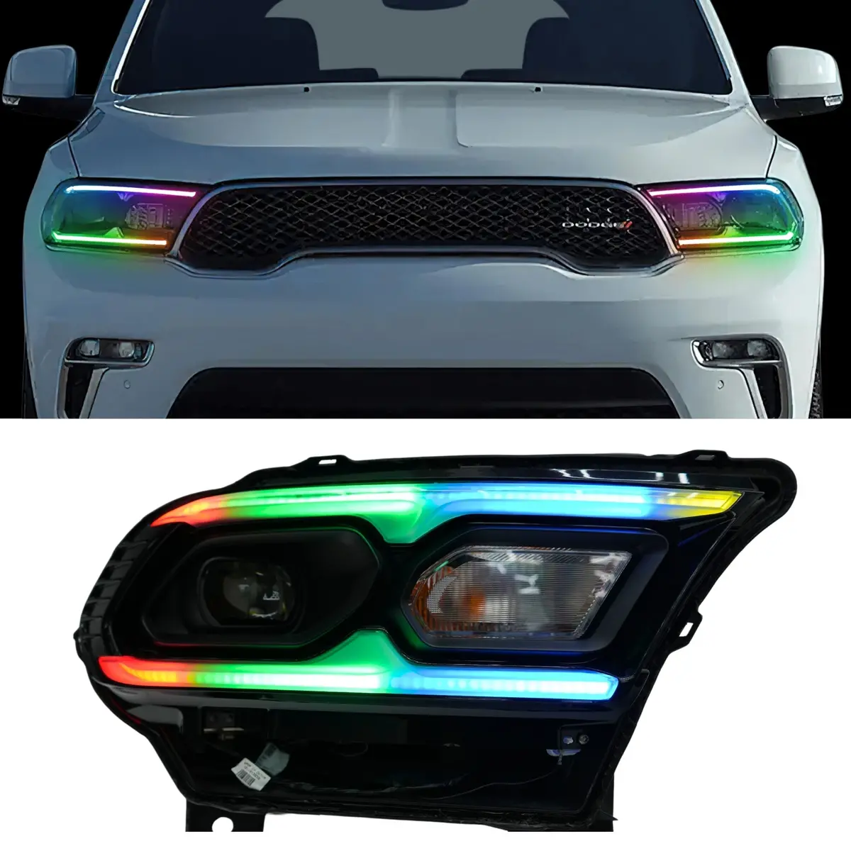 Dodge Durango Multicolor Flow Drl Kit (2021-2026) 1