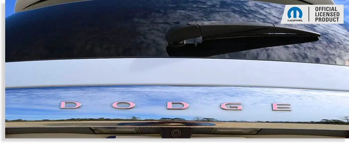 Dodge Liftgate Lettering Emblem Overlay Decal - 2011-2013 Durango 1