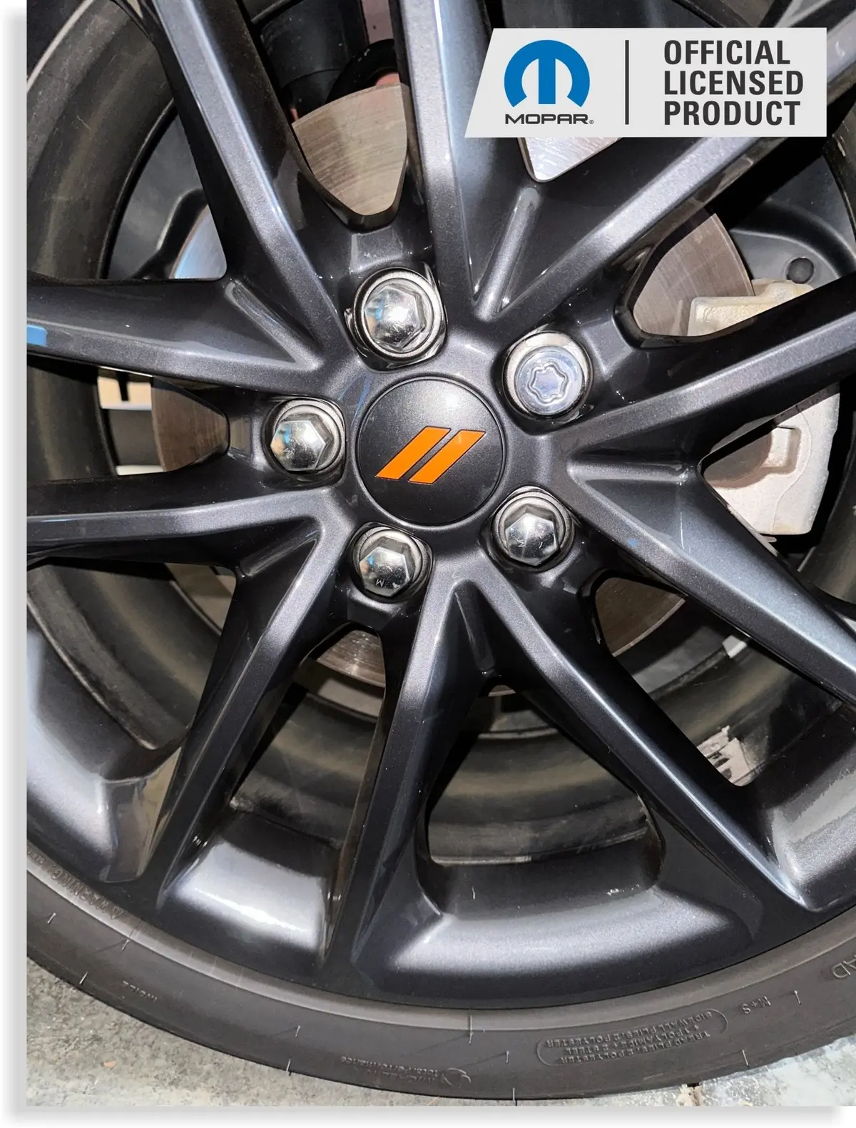 Dodge Rhombus Center Cap Overlay Decals - 17-23 Charger 1