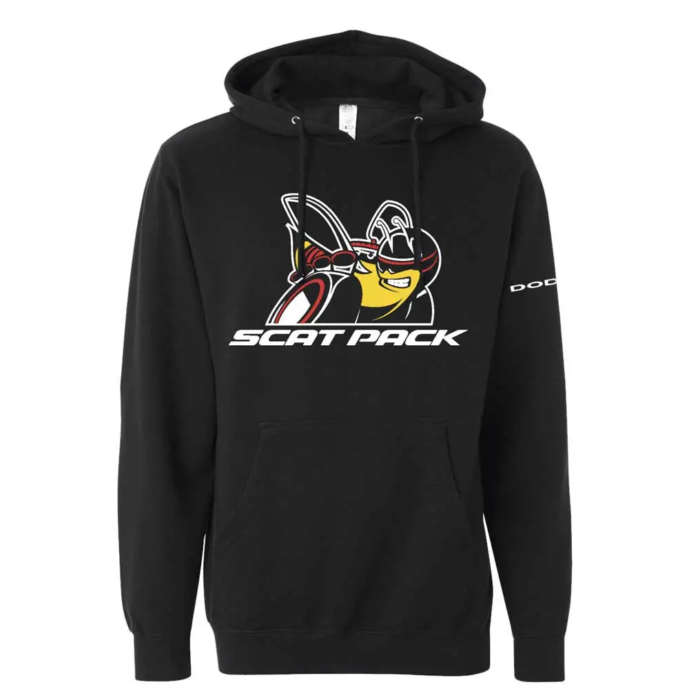 Dodge Scat Pack Hoodie Sweatshirt Black 1