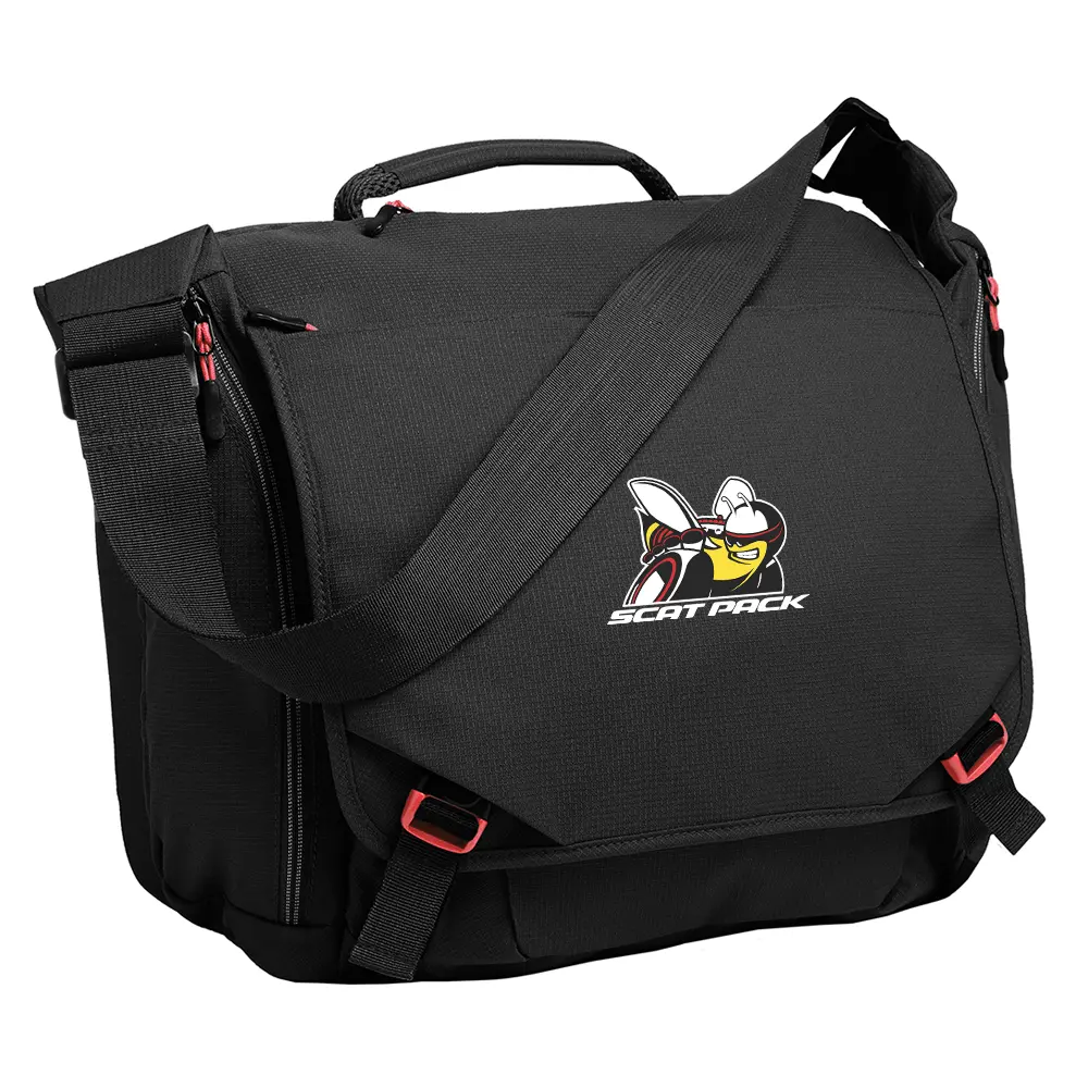 Dodge Scat Pack Messenger Bag - Black/Red 1