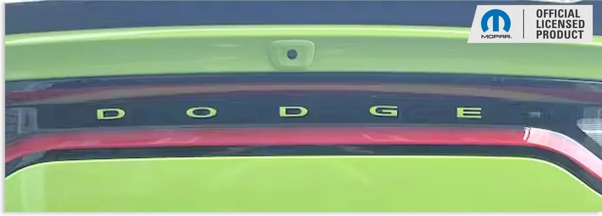 Dodge Trunk Lettering Emblem Overlay Decal - 2011-2023 Charger 1