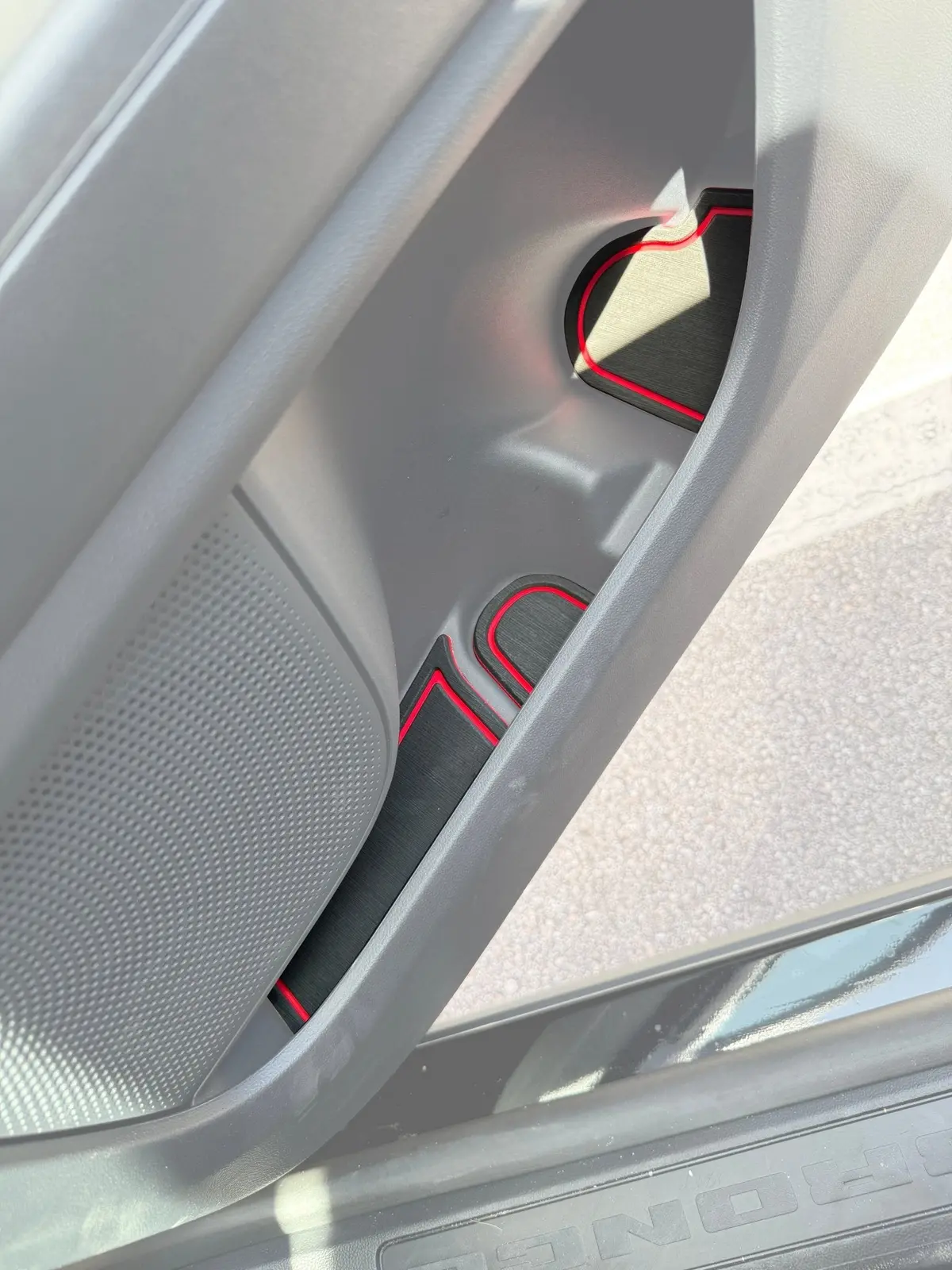 Door Cubby Foam Inserts Fits 2021-2026 Ford Bronco Sport 1