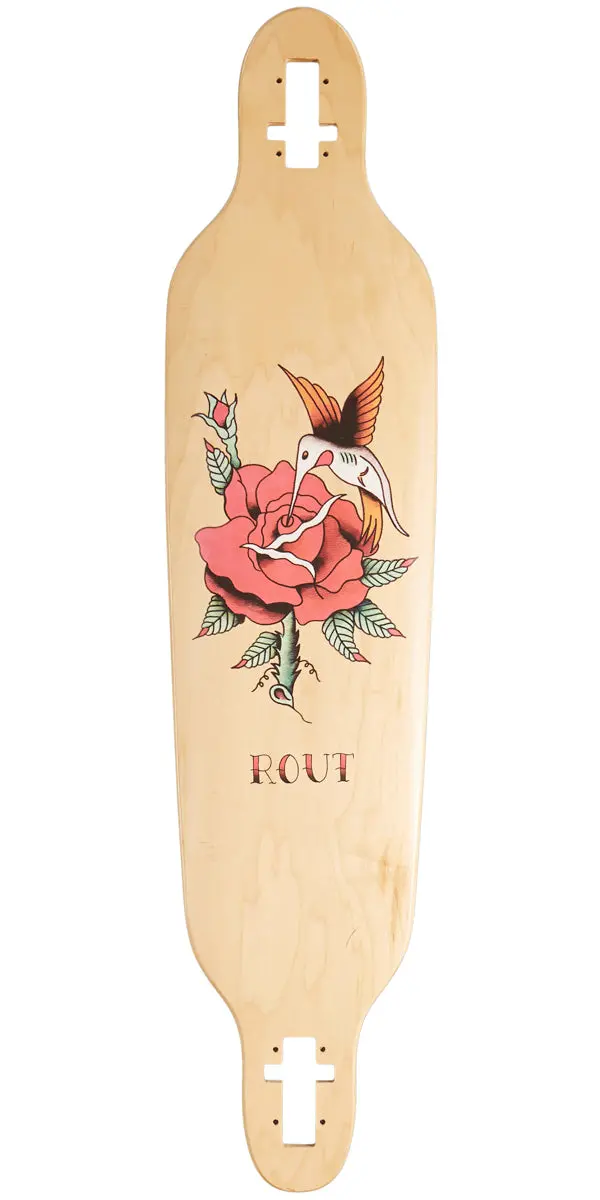 Rout Flash Drop-Thru Longboard Deck 1