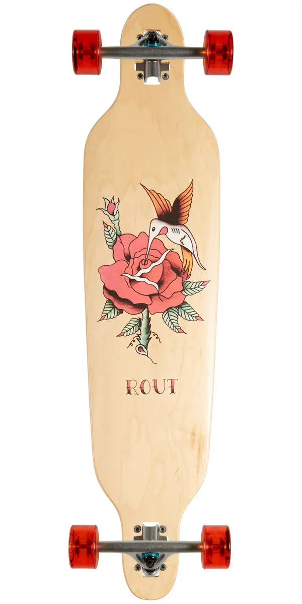 Rout Flash Drop-Thru Longboard Complete 1