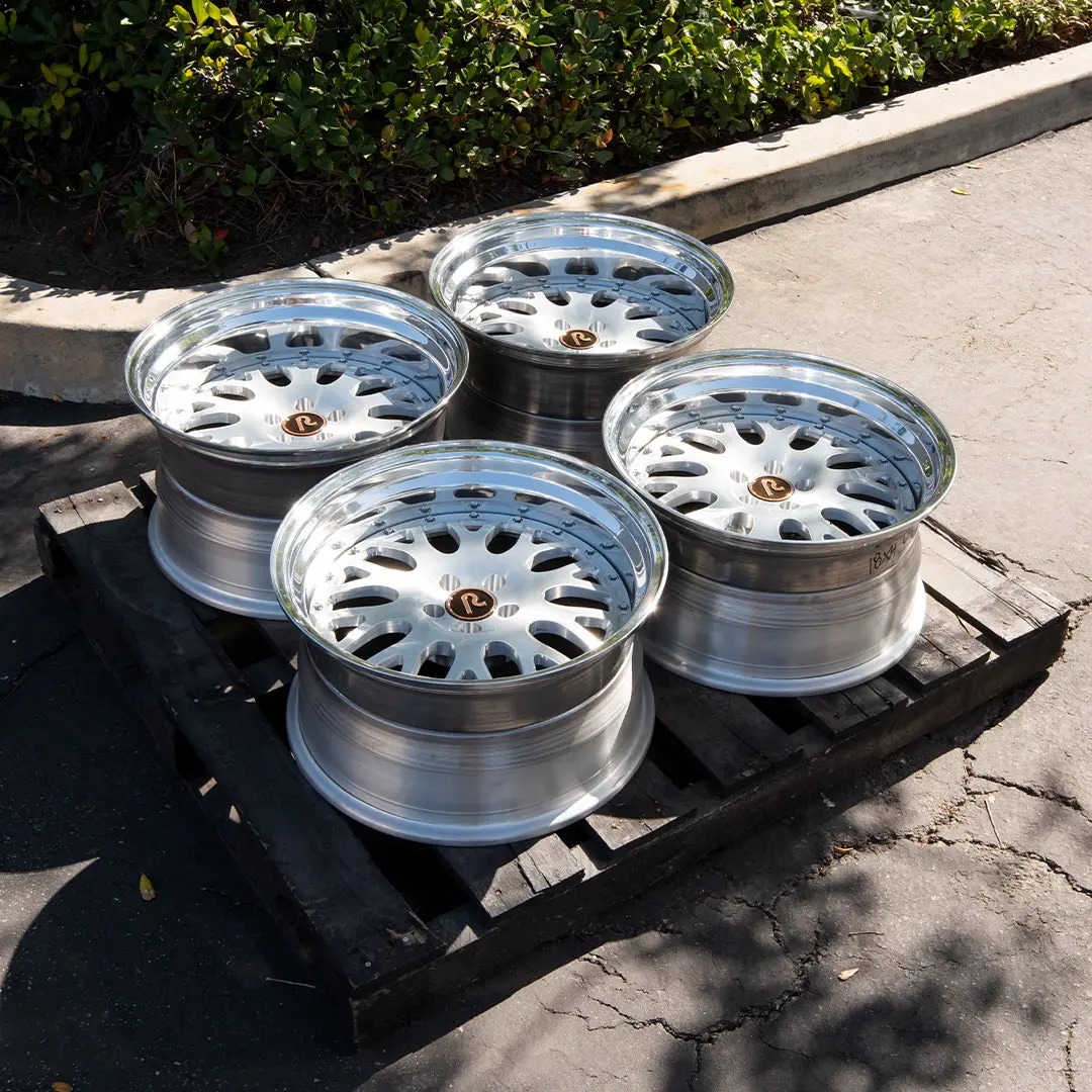 18" Revolve DTM.01 Forged Alloy Wheels – 5x100 Bolt Pattern, Made-to-Order