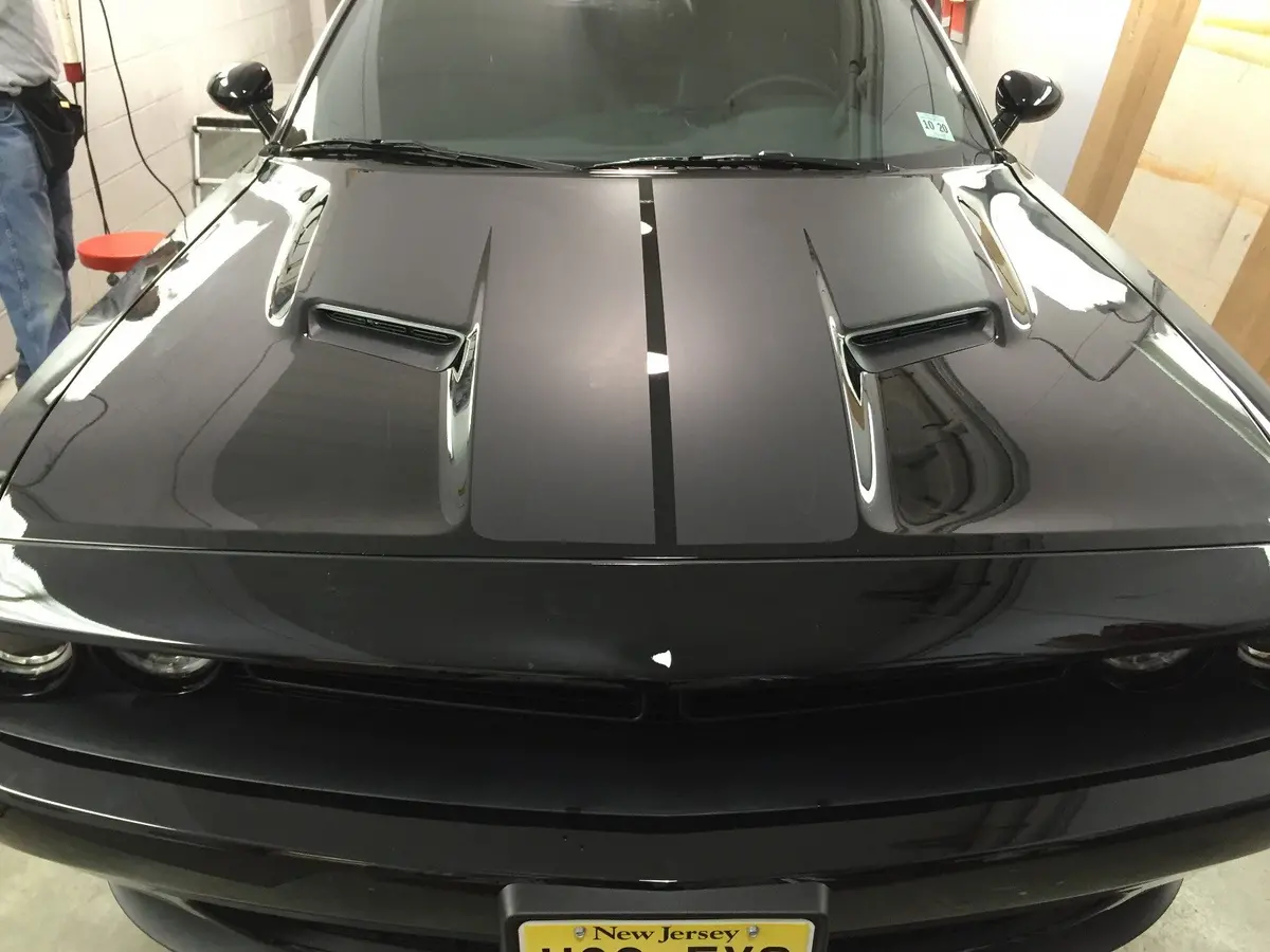 Dual Hood Decal Cover For 2015-2024 Dodge Challenger 1