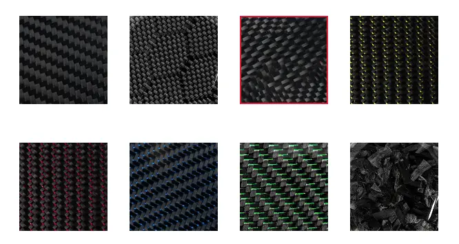 Dynacarbon 3 Piece Carbon Fiber Seat Belt Frame Panel Overlay 2015-2023 Challenger 1