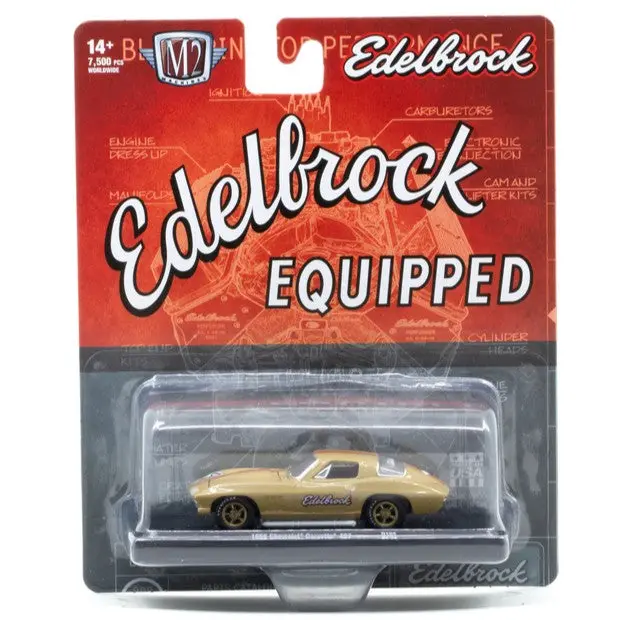 1966 Chevrolet Corvette Edelbrock M2 Machines 1:64 Diecast Auto Drivers Release 124 1
