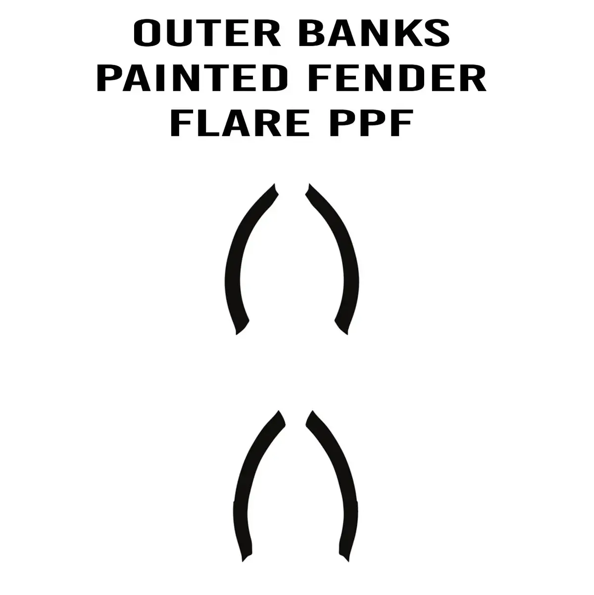 Expert Fender Flare Paint Protection Film (Clear Ppf) - 2021+ Bronco Outer Banks 1