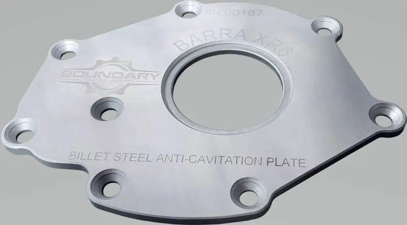 Boundary Billet Aluminum Back Plate For 2002–2016 Ford Barra Xr6 Engines 1