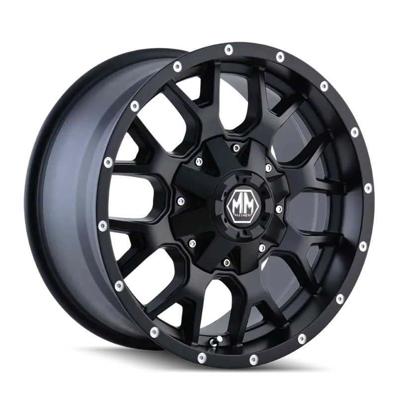 Mayhem Warrior Matte Black Wheel – 18X9, 6X135 Bolt Pattern, +18Mm Offset, 106Mm Hub Bore 1