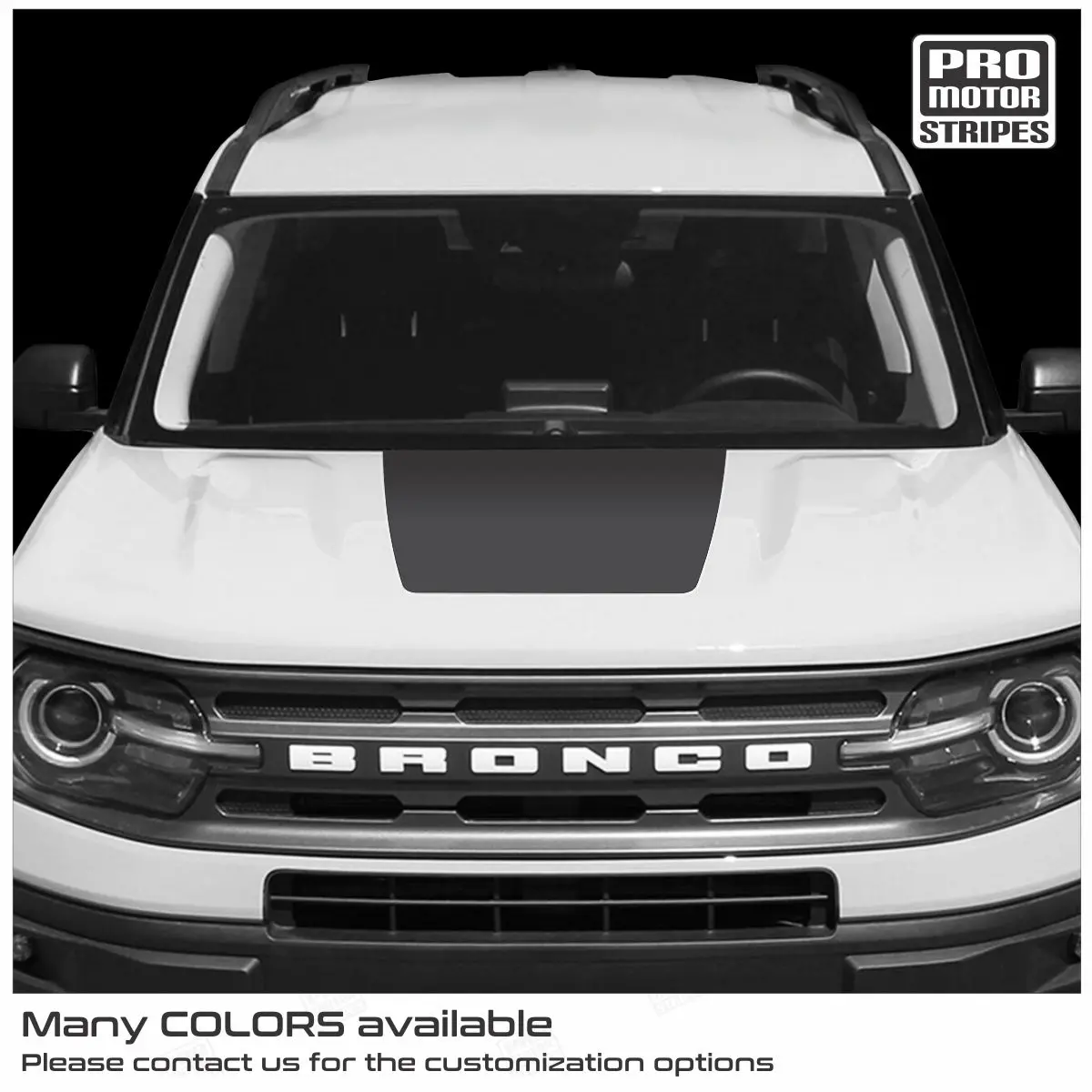 Ford Bronco Sport 2021-2023 Hood Accent Decal Sport Stripe 1