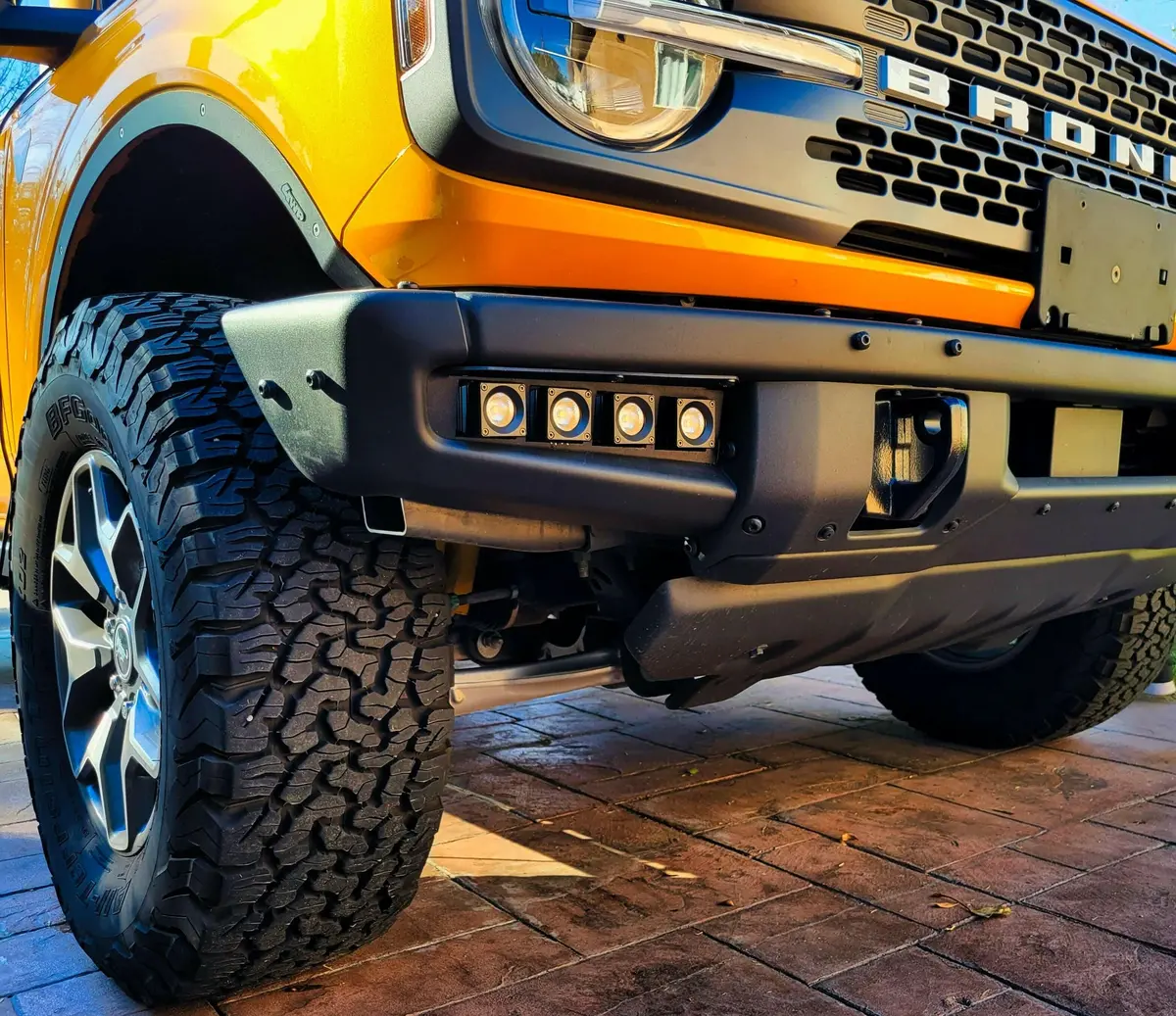 2021+ Ford Bronco Modular Bumper Dual Function Fog Light Kit 1
