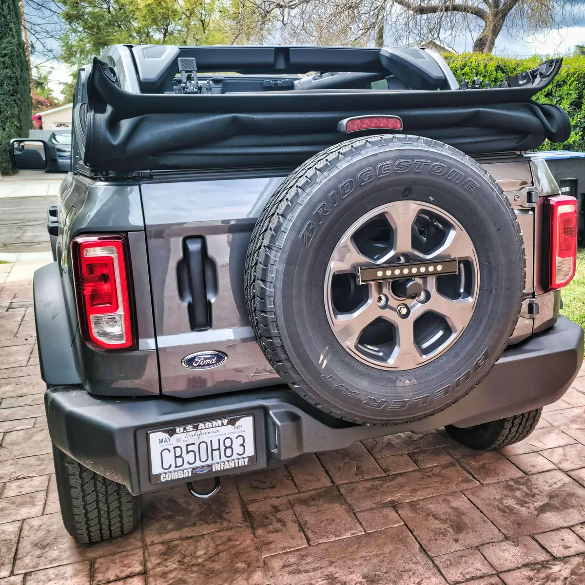 2021+ Ford Bronco Tire Carrier/Reverse/Chase Light Kit 1