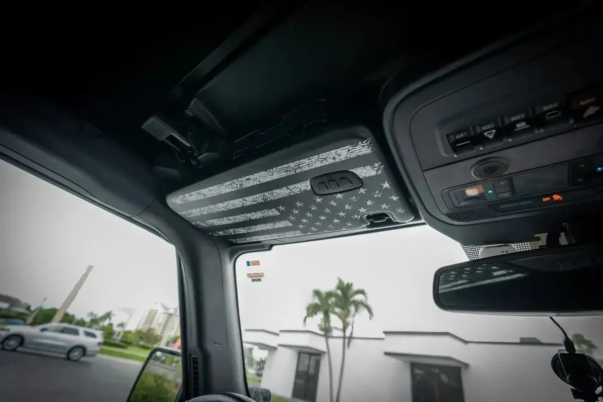 Freedom Series Sun Visor Overlays (Printed Series) - 2021+ Bronco 1