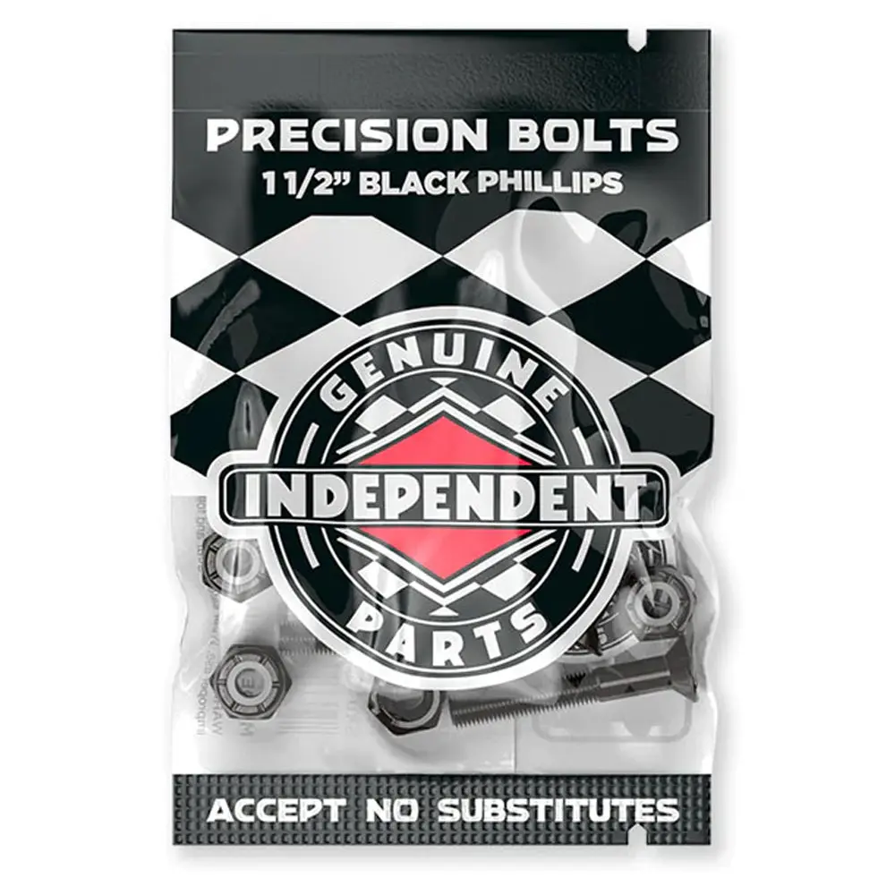 Independent Genuine Parts Phillips Hardware - Black - 1.50" 1