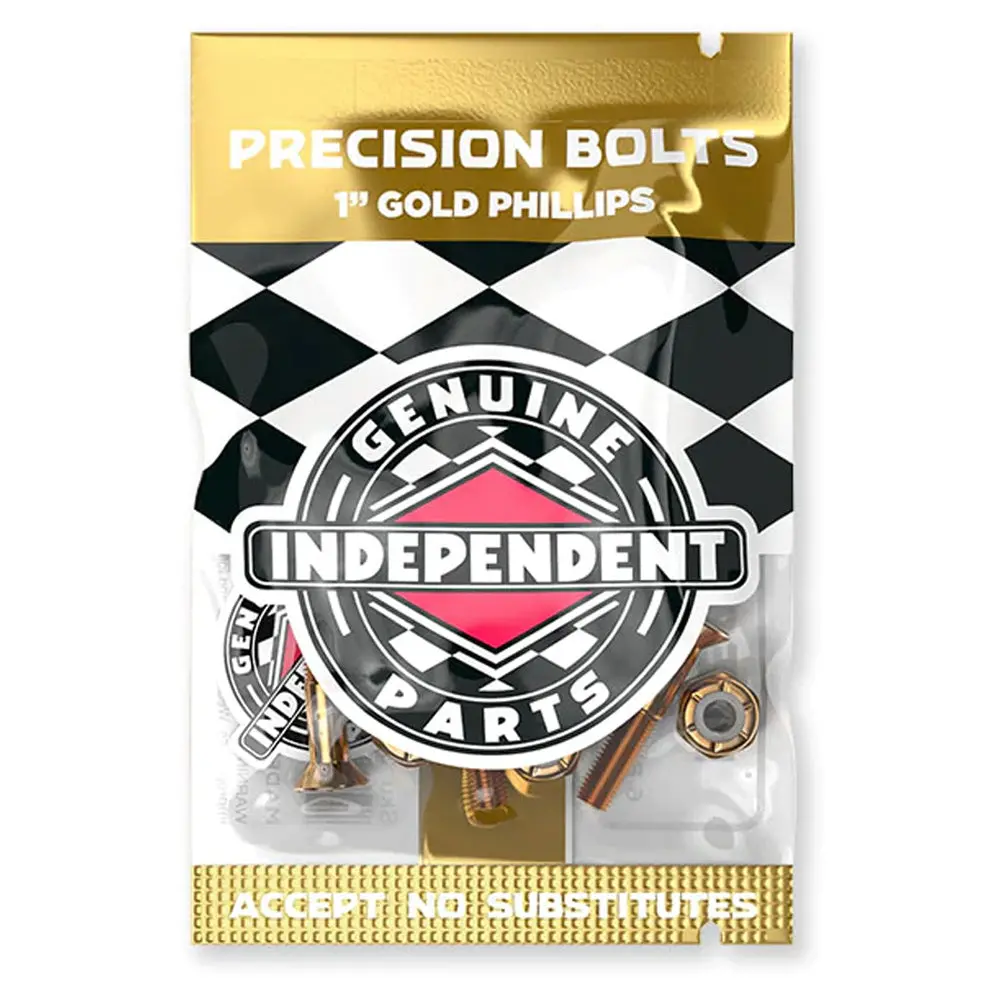 Independent Genuine Parts Phillips Hardware - Black/Gold - 1" 1