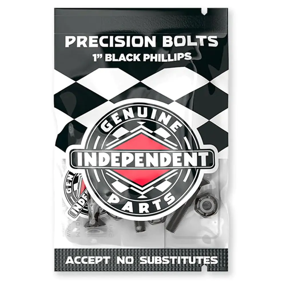 Independent Genuine Parts Phillips Hardware - Black - 1" 1