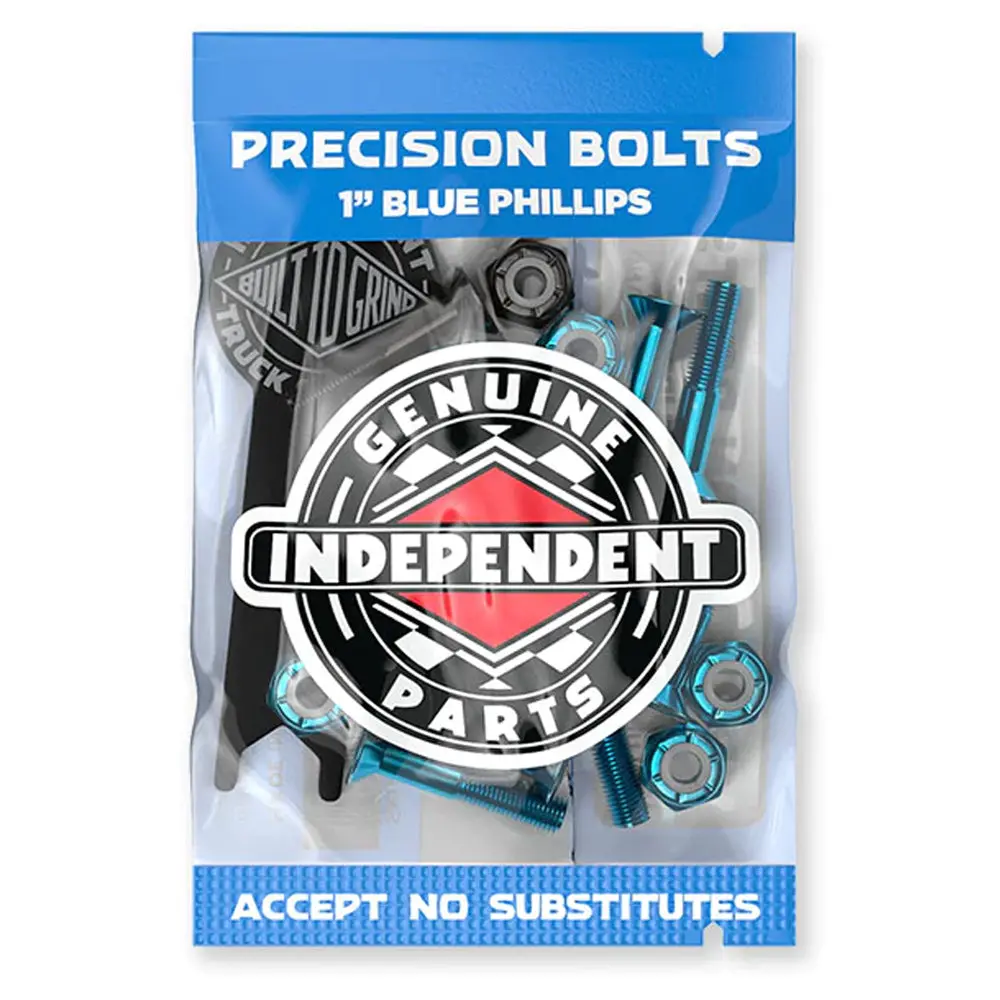 Independent Genuine Parts Phillips W/Tool Hardware - Blue/Black - 1" 1