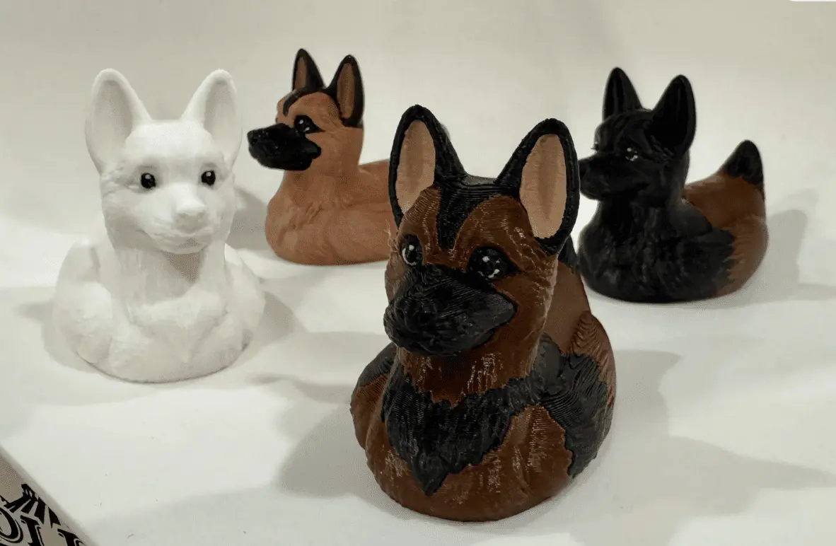 German Shepherd / Belgian Malinois Dog Duck 1