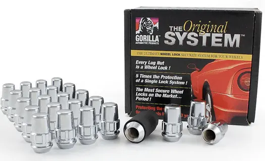 Gorilla 24 Chrome Locking Lug Nuts 2020-2024 Bronco 1