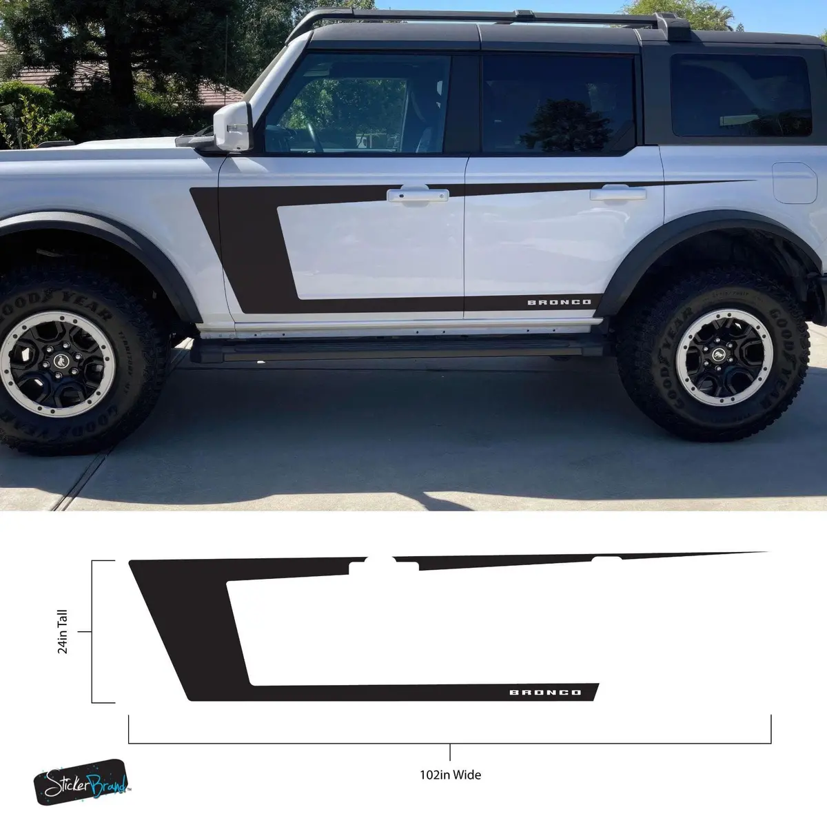 Graphic Decal For Ford Bronco. #6995 1