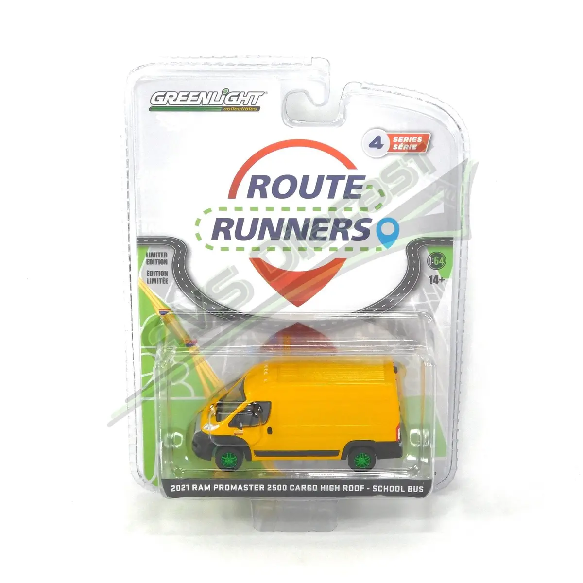 Green Machine Route Runners 53040-F 2021 Ram Promaster 2500 1:64 Diecast 1