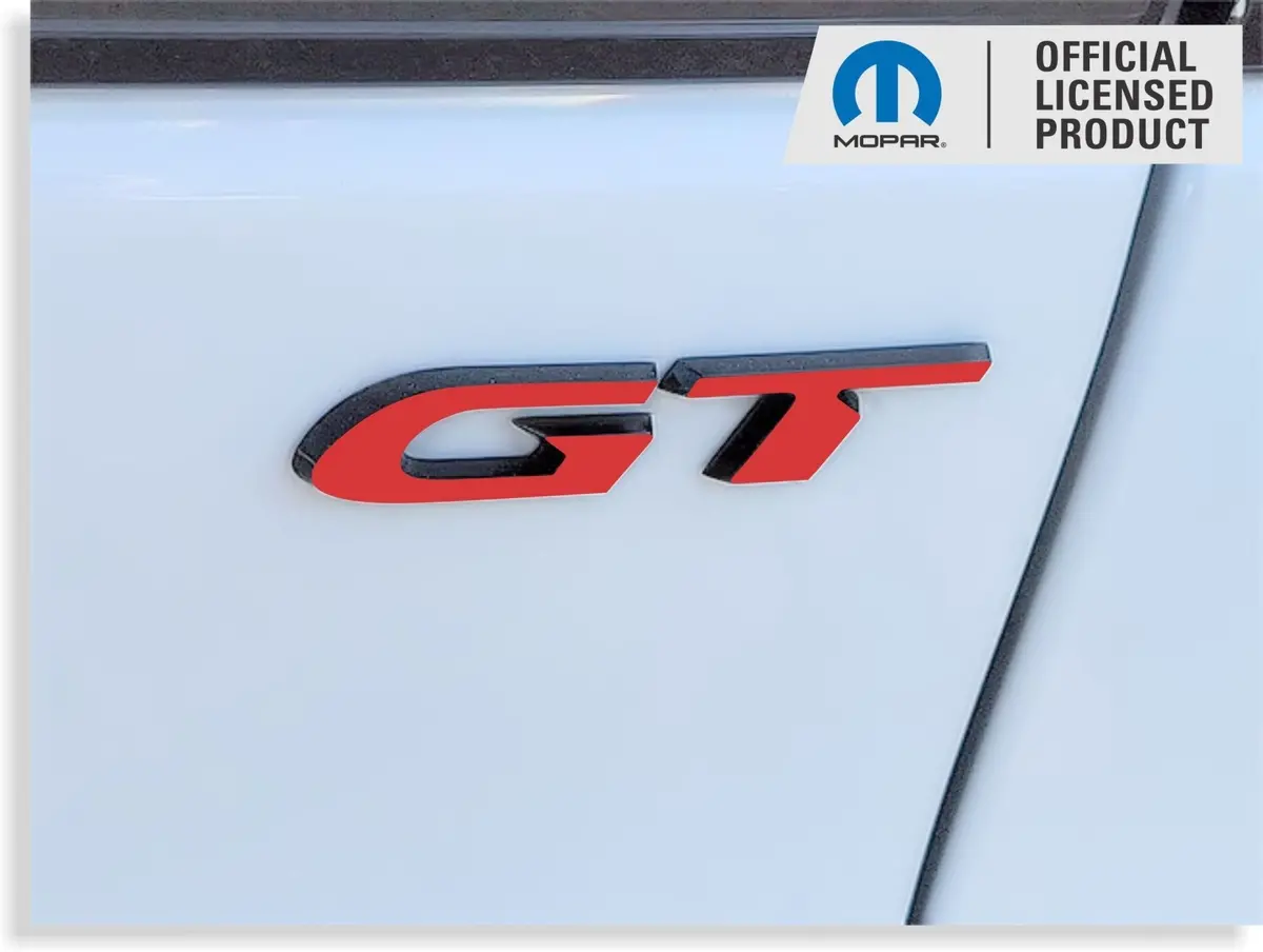 Gt Emblem Overlay Decal - 2023-2025 Dodge Hornet Gt 1