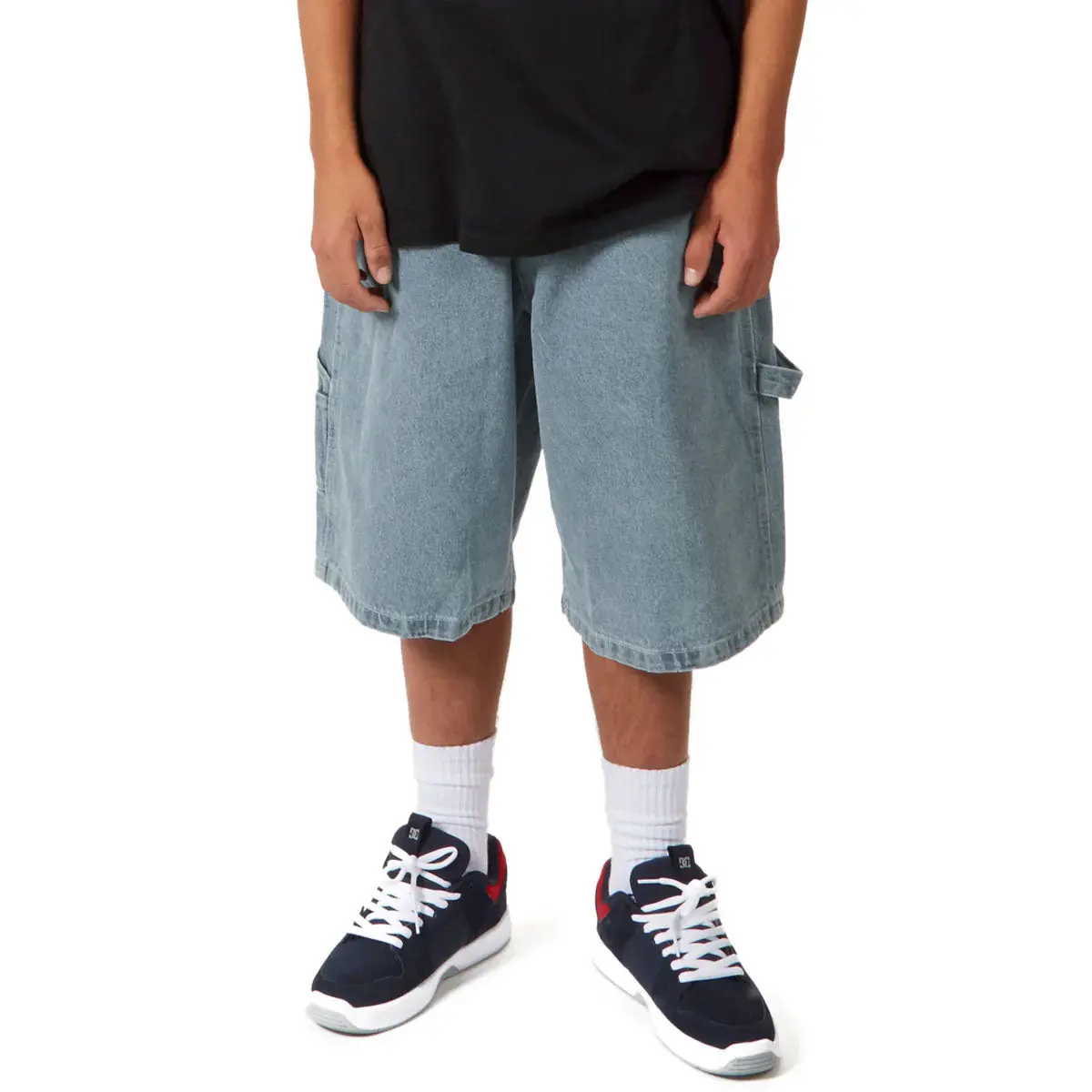 Ccs Hammer Loop Jean Shorts - Bleach Wash 1