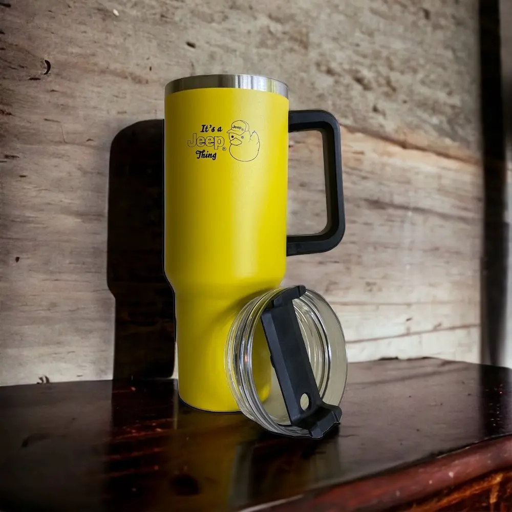 Handle Mug - Jeep Duck - Yellow 1