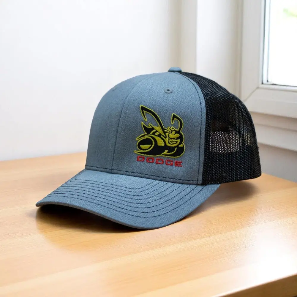 Hat - Dodge Daytona Scat Pack Ev-Snapback Trucker (Heather Grey/Black) 1