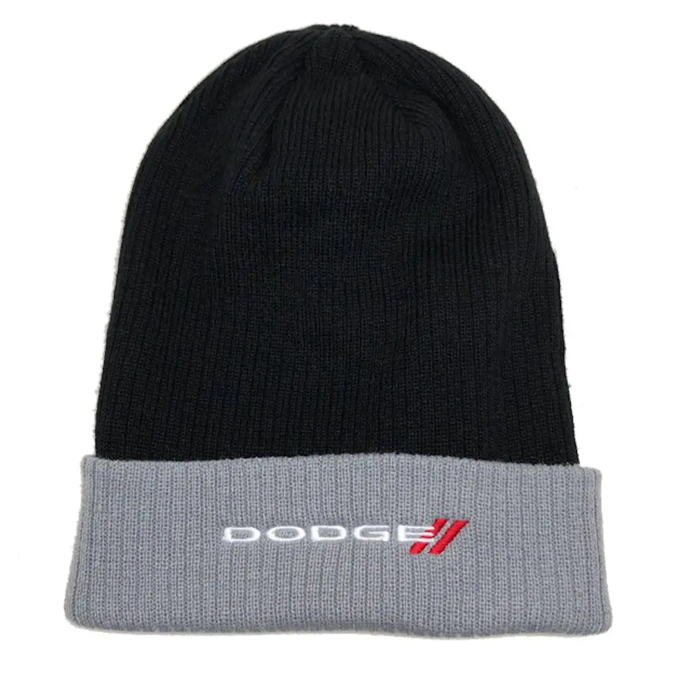 Hat - Dodge Flip Knit - Black/Grey 1