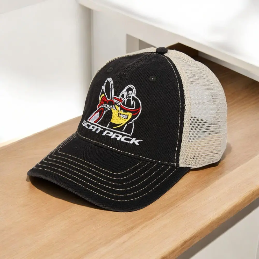 Hat - Dodge Scat Pack Snapback - Black/Stone 1