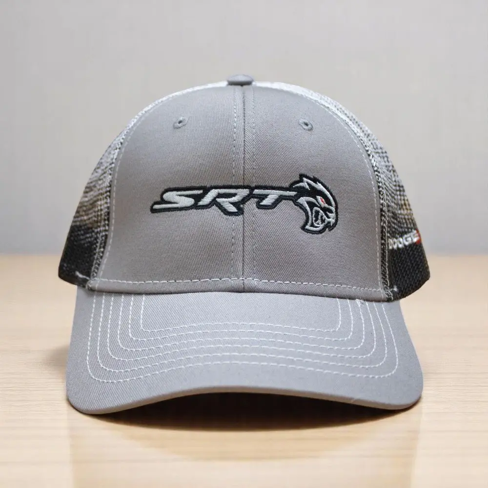 Hat - Dodge Srt Hellcat Redeye Gravel Snapback Trucker - Black/Grey/White 2