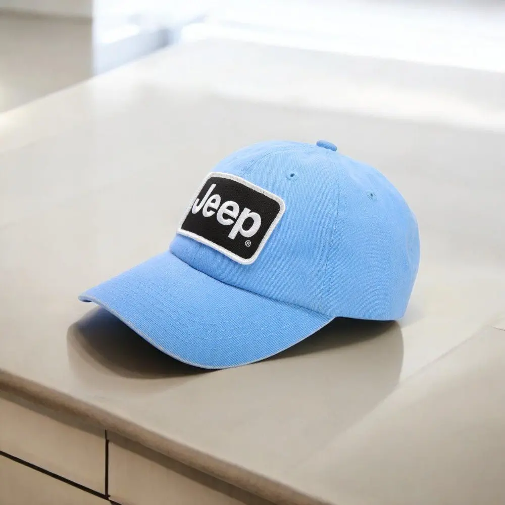 Hat - Jeep Chino Twill Patch - Blue 1