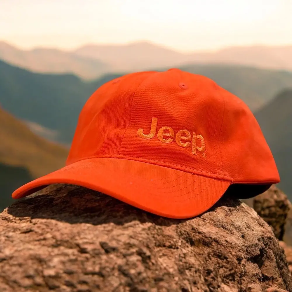 Hat - Jeep Chino Twill Tonal - Orange 1
