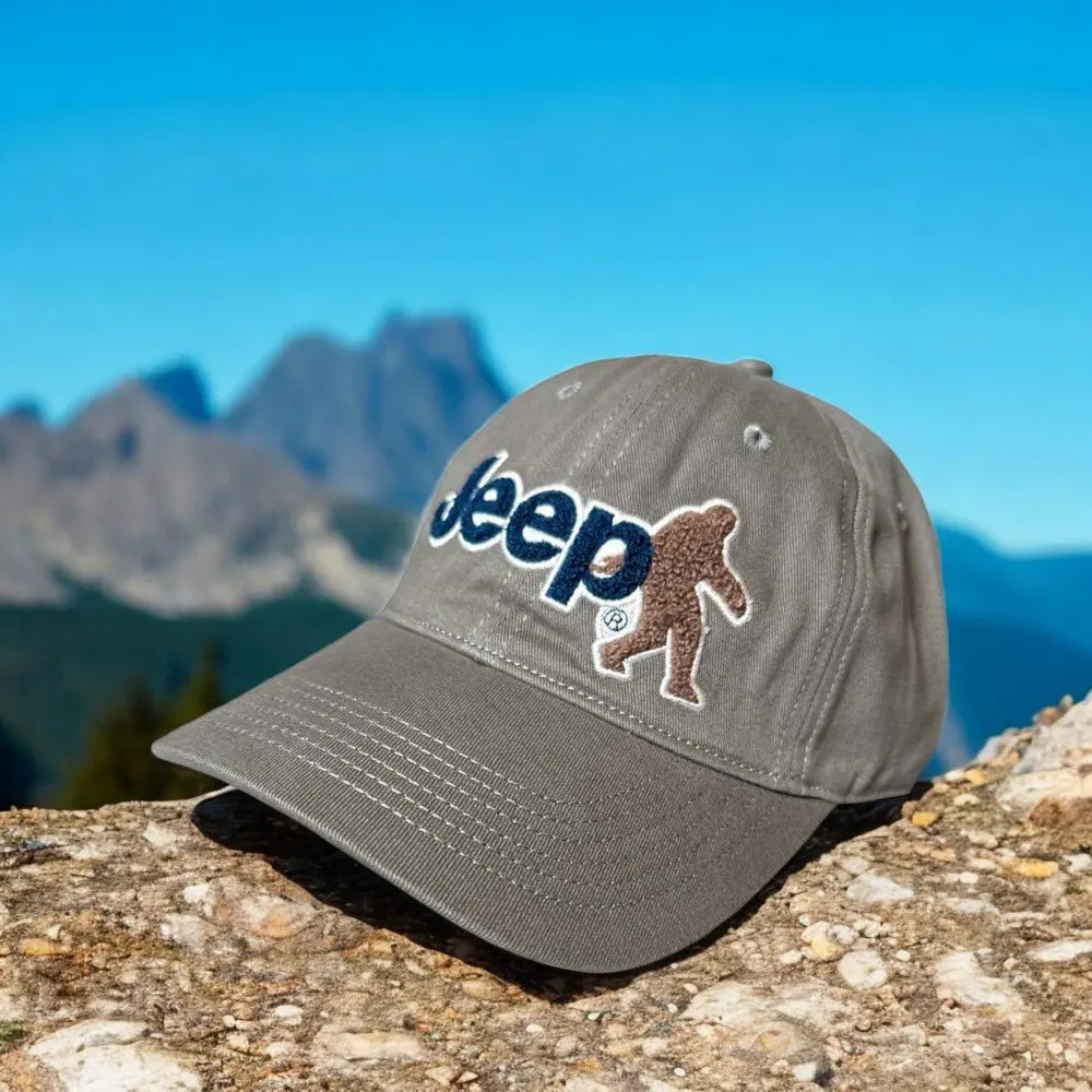 Hat - Jeep Chino Twill With Chenille Sasquatch Patch 1