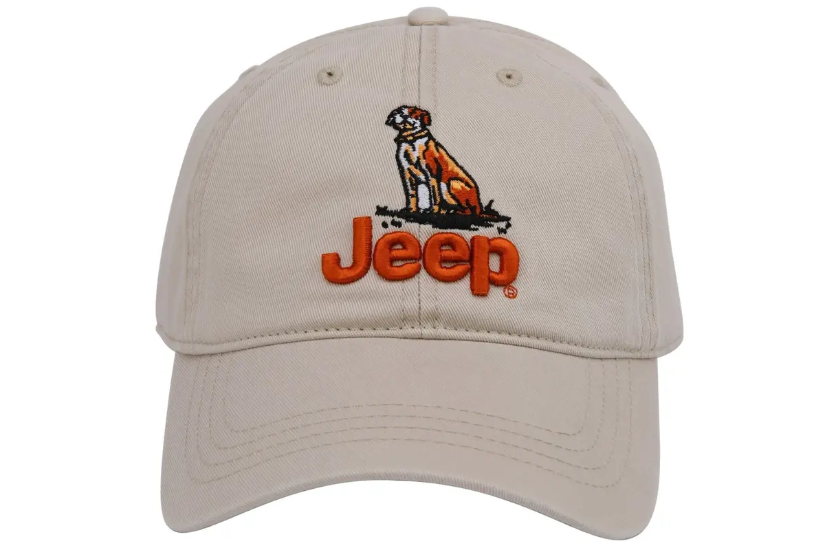 Hat - Jeep Dogs Premium Chino Twill - Khaki 1