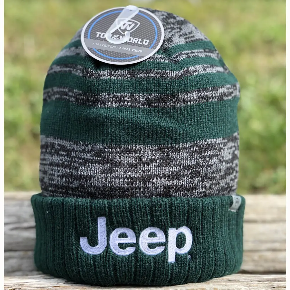 Hat - Jeep Flip Knit Echo - Forest/Black/Grey 1
