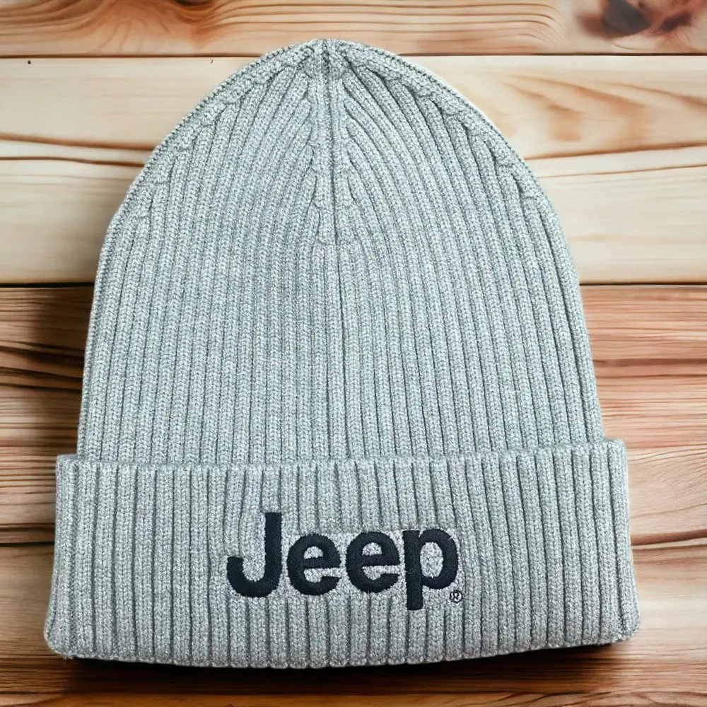 Hat - Jeep Flip Knit - Grey 1