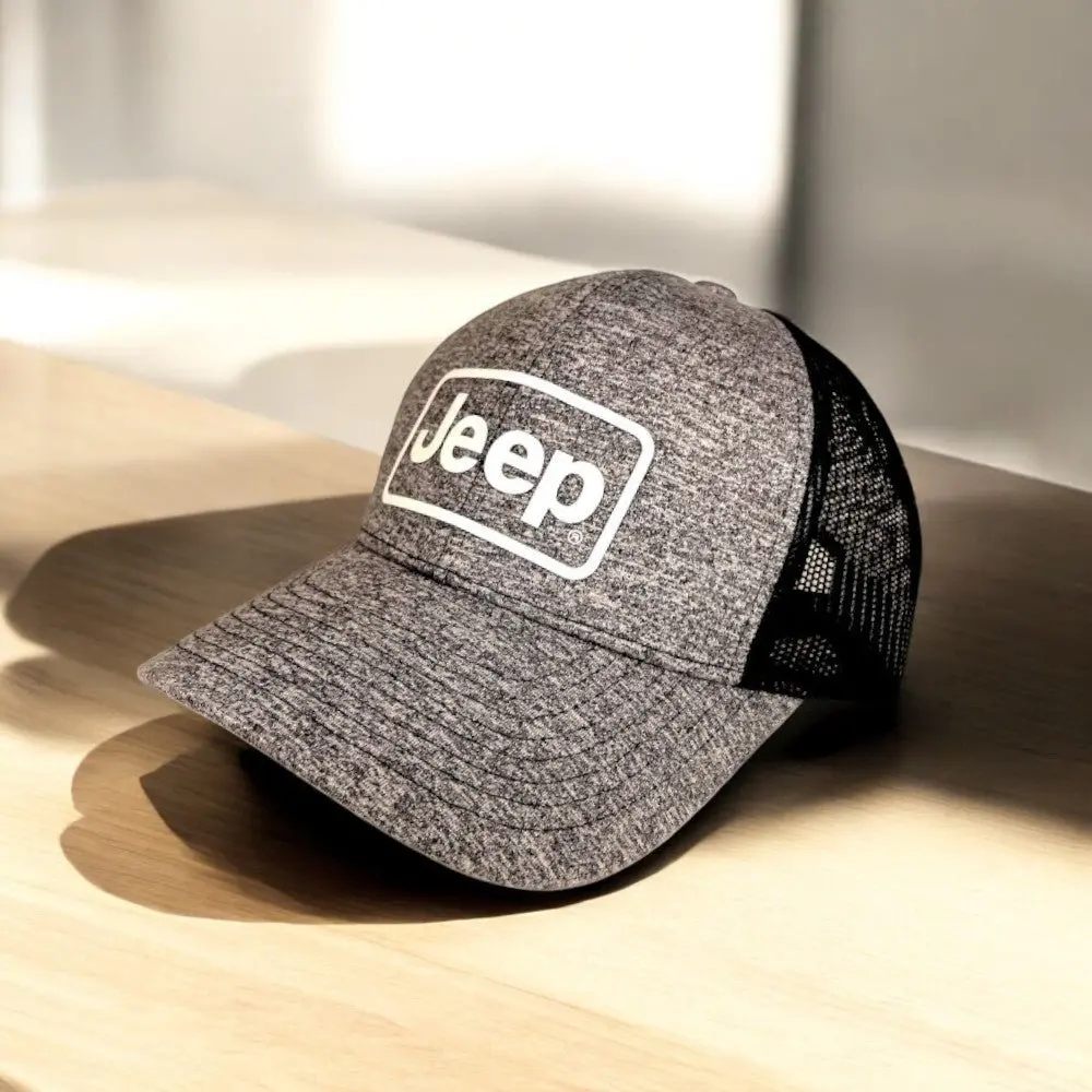 Hat - Jeep Rectangle - Heather Navy-Final Sale 1