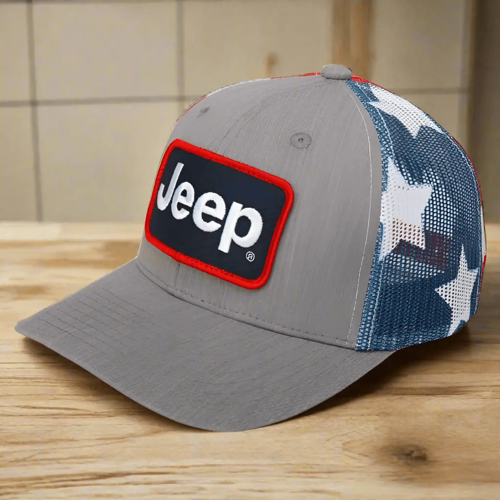 Hat - Jeep Stars And Stripes Patch Hat 1
