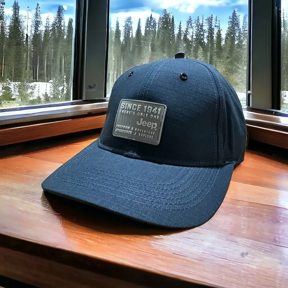 Hat - Jeep Stencil Ripstop Hat - Navy 1