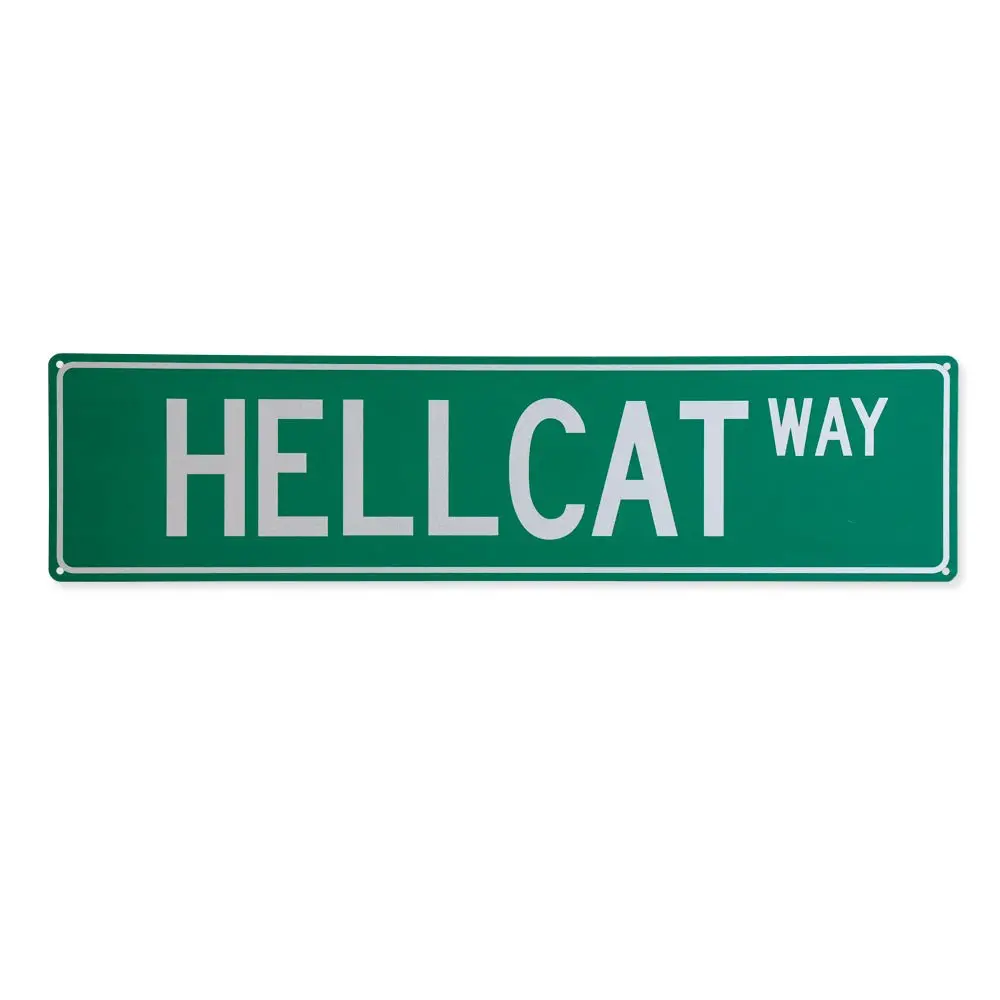 Hellcat Way Sign 1